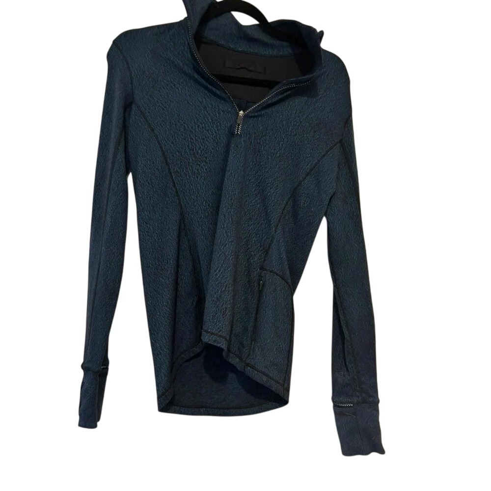Lululemon athletic blue jacket sz S #408‎